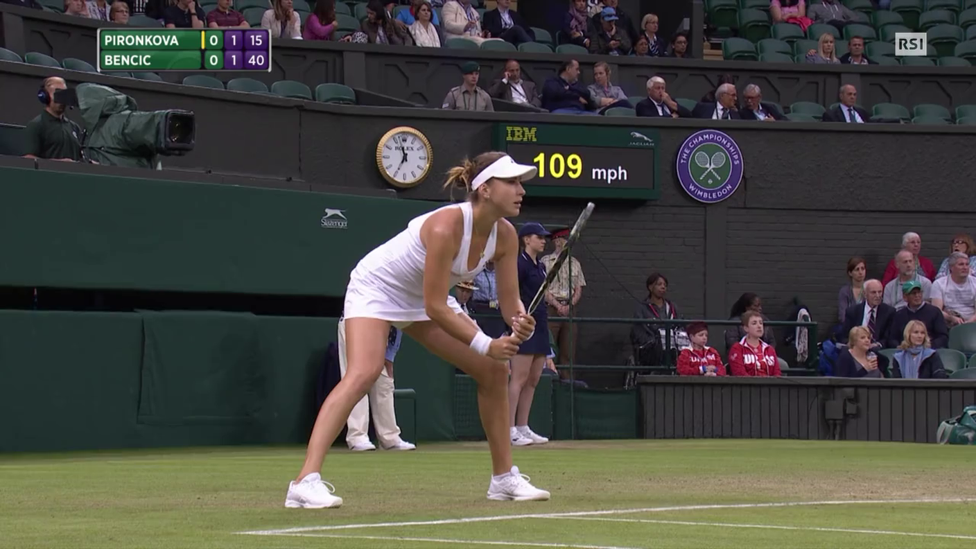 Wimbledon, highlights di Bencic-Pironkova (29.06.2016)