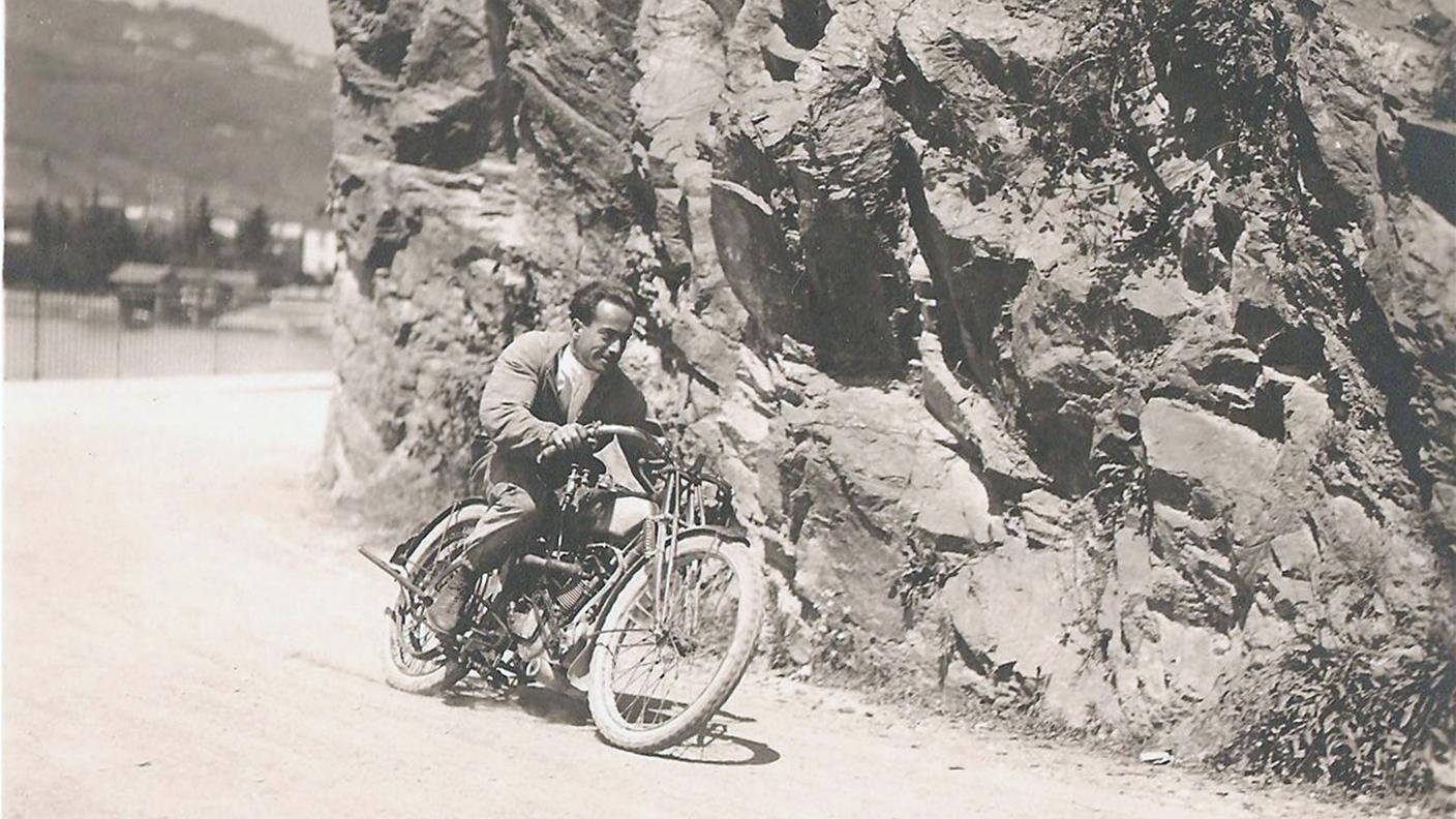 Augusto Rossi motociclista luganese