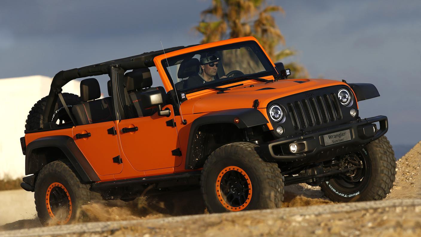 Il prototipo Sunriser con elementi Mopar su base Wrangler Unlimited Rubicon