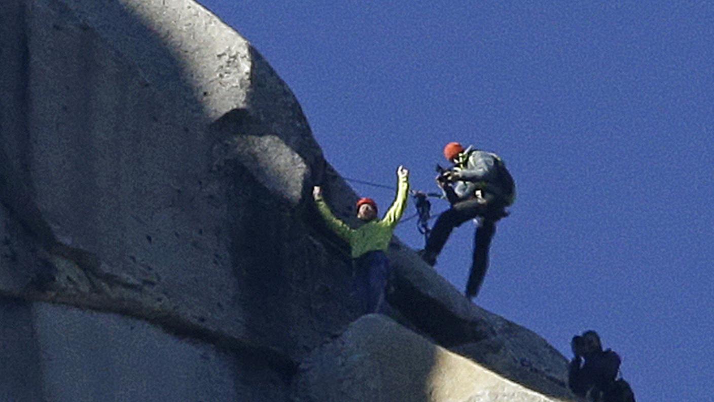 L'arrivo sulla vetta di El Capitan