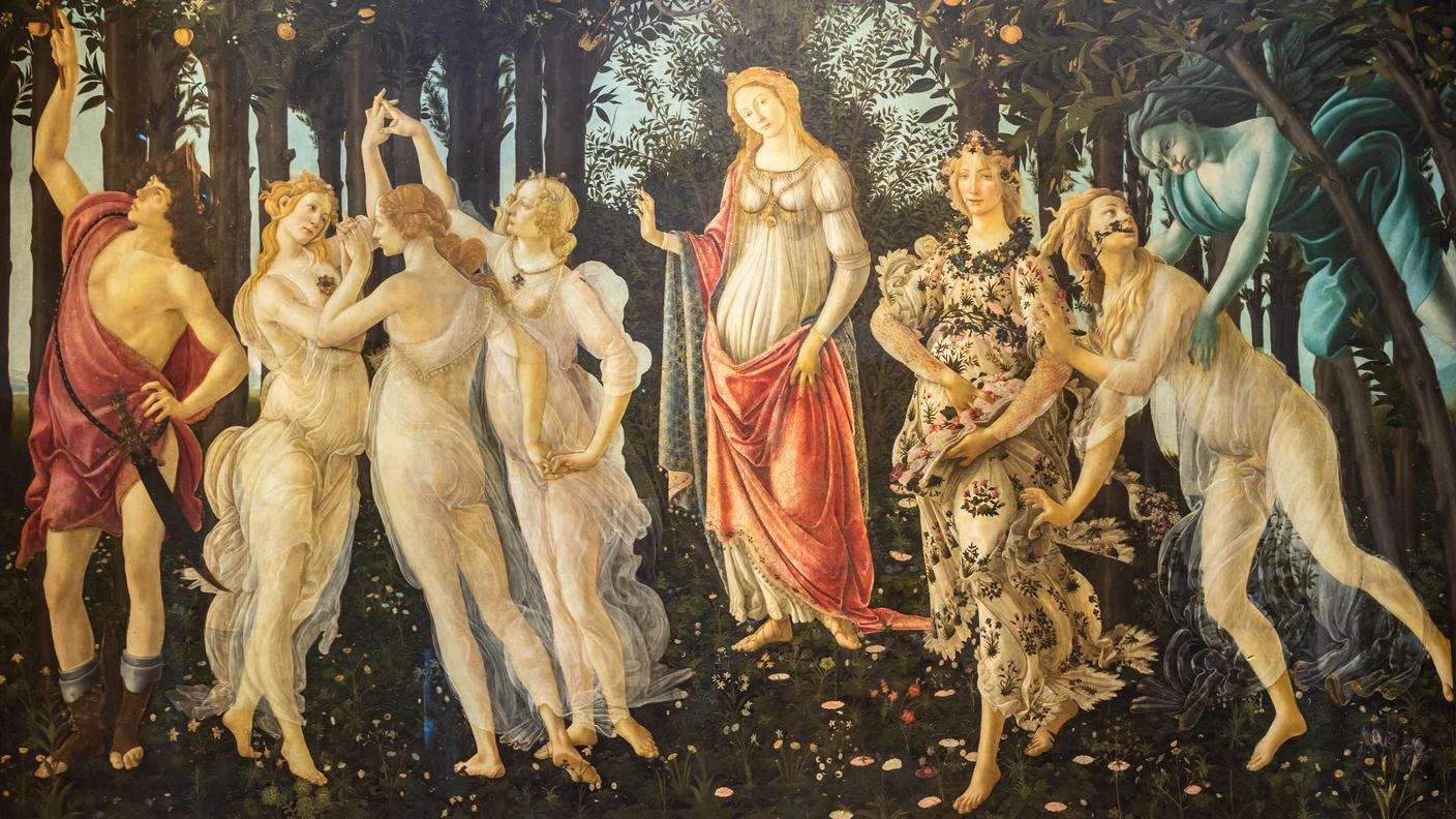 “La primavera”, Sandro Botticelli (1480 circa)