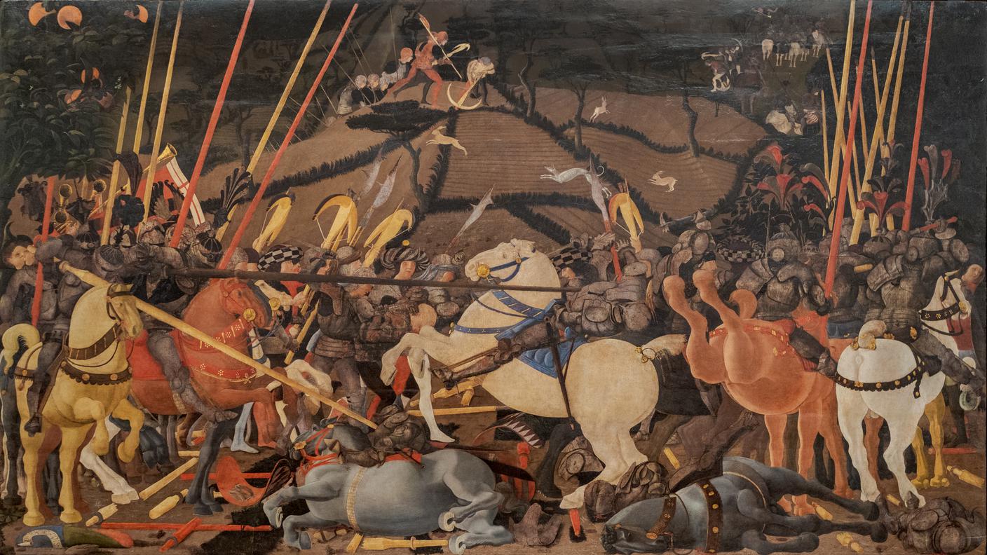 “Battaglia di San Romano”, Paolo Uccello (1435-1440 circa)