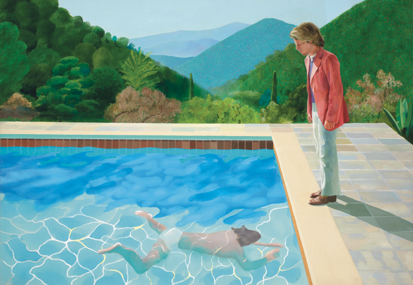 David Hockney, Portrait of an Artist (Pool with Two Figures), 1972