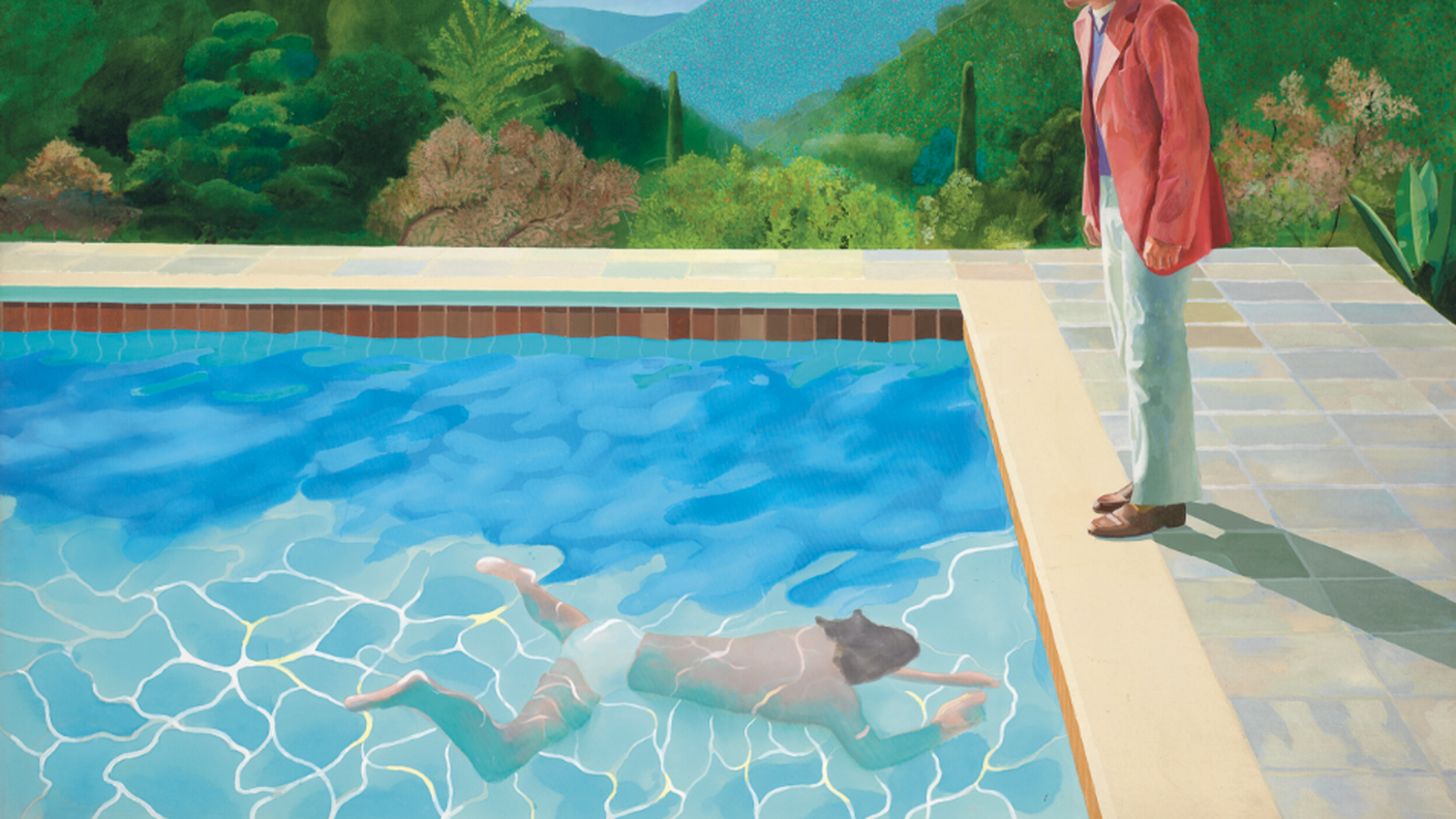 Portrait of an artist, David Hockney 