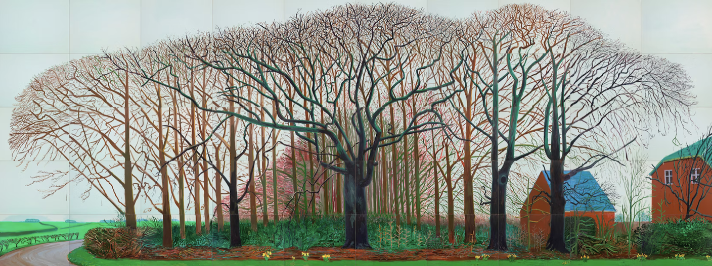 David Hockney, Bigger Trees near Warter