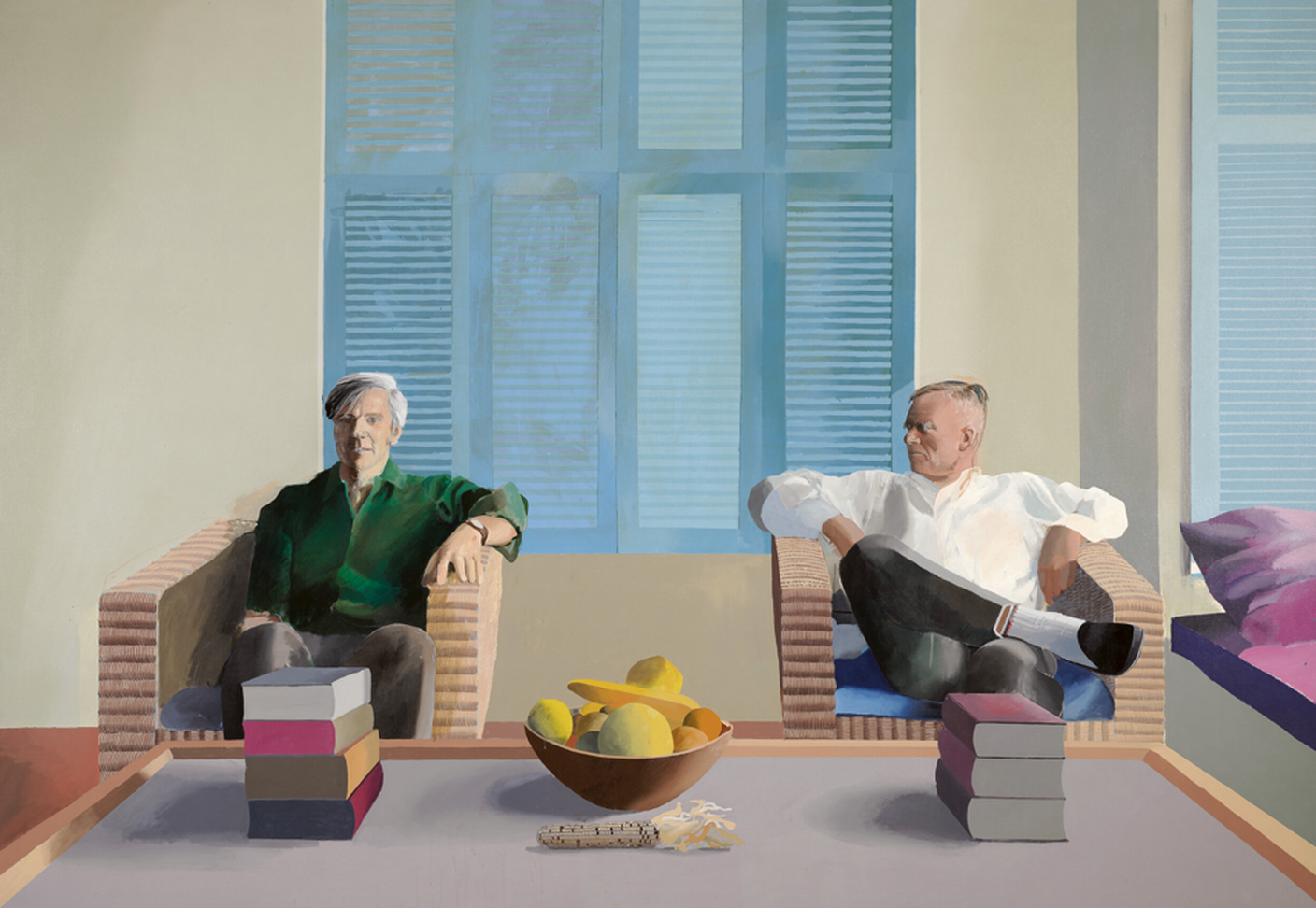 David Hockney, Christopher Isherwood and Don Bachardy