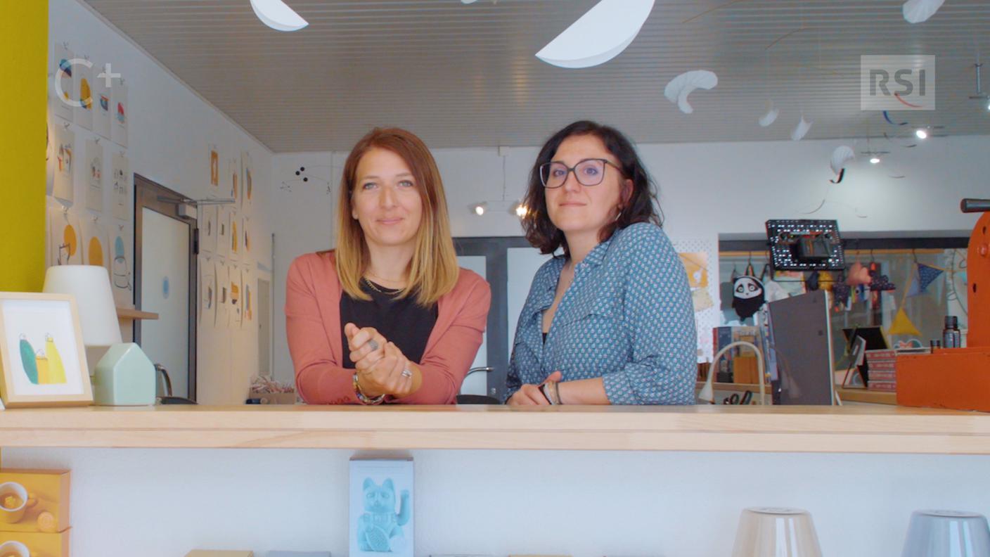 Chantal Ambrosini e Sheila Stanga, illustratrici
