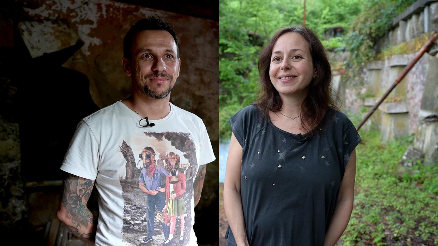 Valentina Roncoletta e Raffaele Preti di Tesori Abbandonati.
