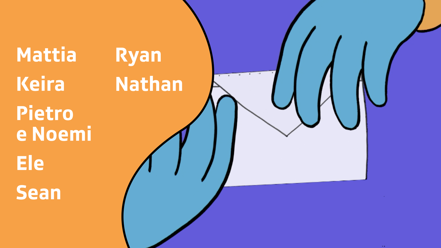 82 La posta di ottobre 2023: Mattia, Keira, Pietro e Noemi, Ele, Sean, Ryan, Nathan
