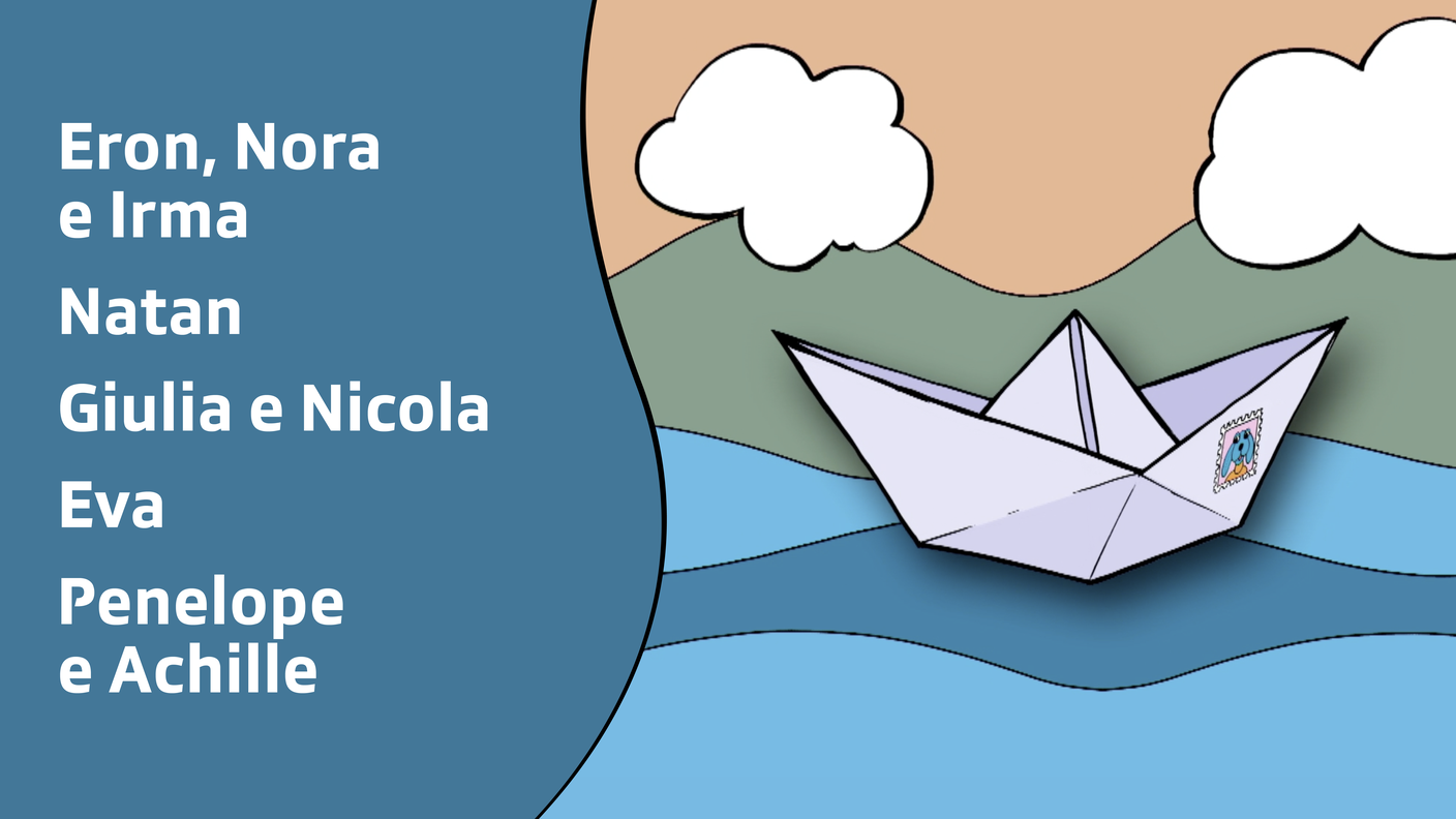 84 La posta di ottobre 2023: Eron Nora e Irma, Natan, Giulia e Nicola, Eva, Penelope e Achille
