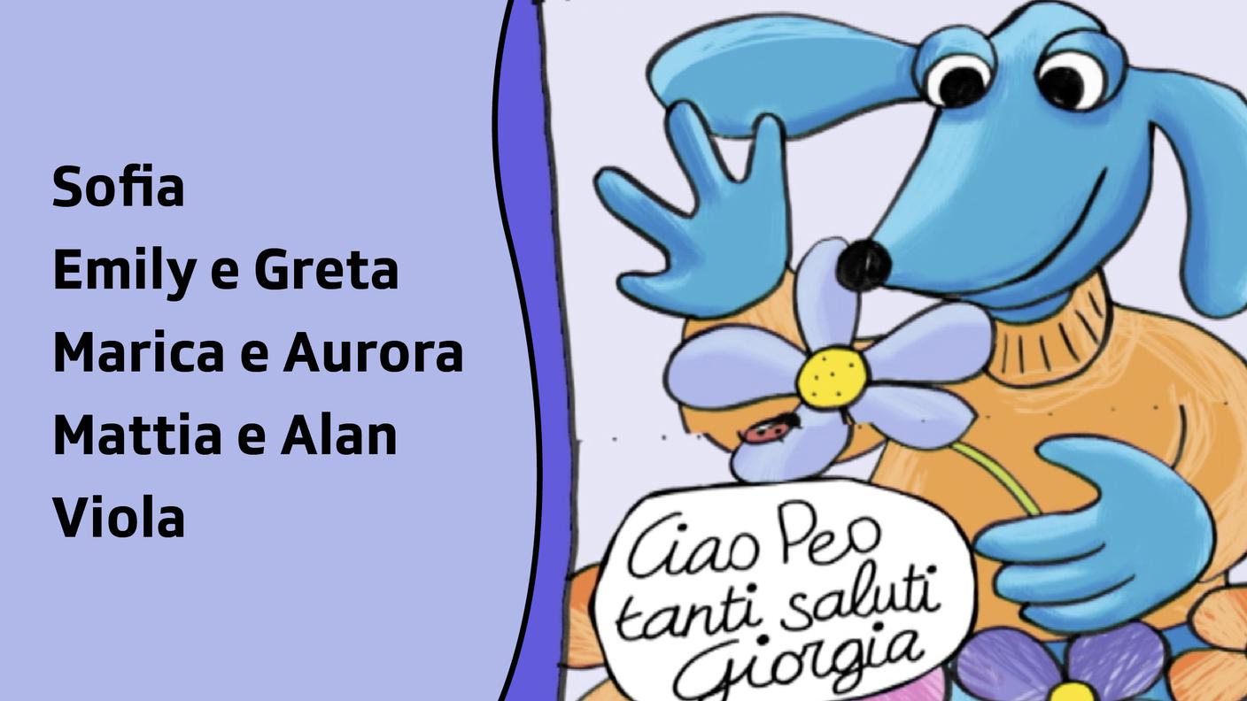 La posta di Peo settembre 2022: Sofia, Emily e Greta, Marica e Aurora, Mattia, Alan e Viola