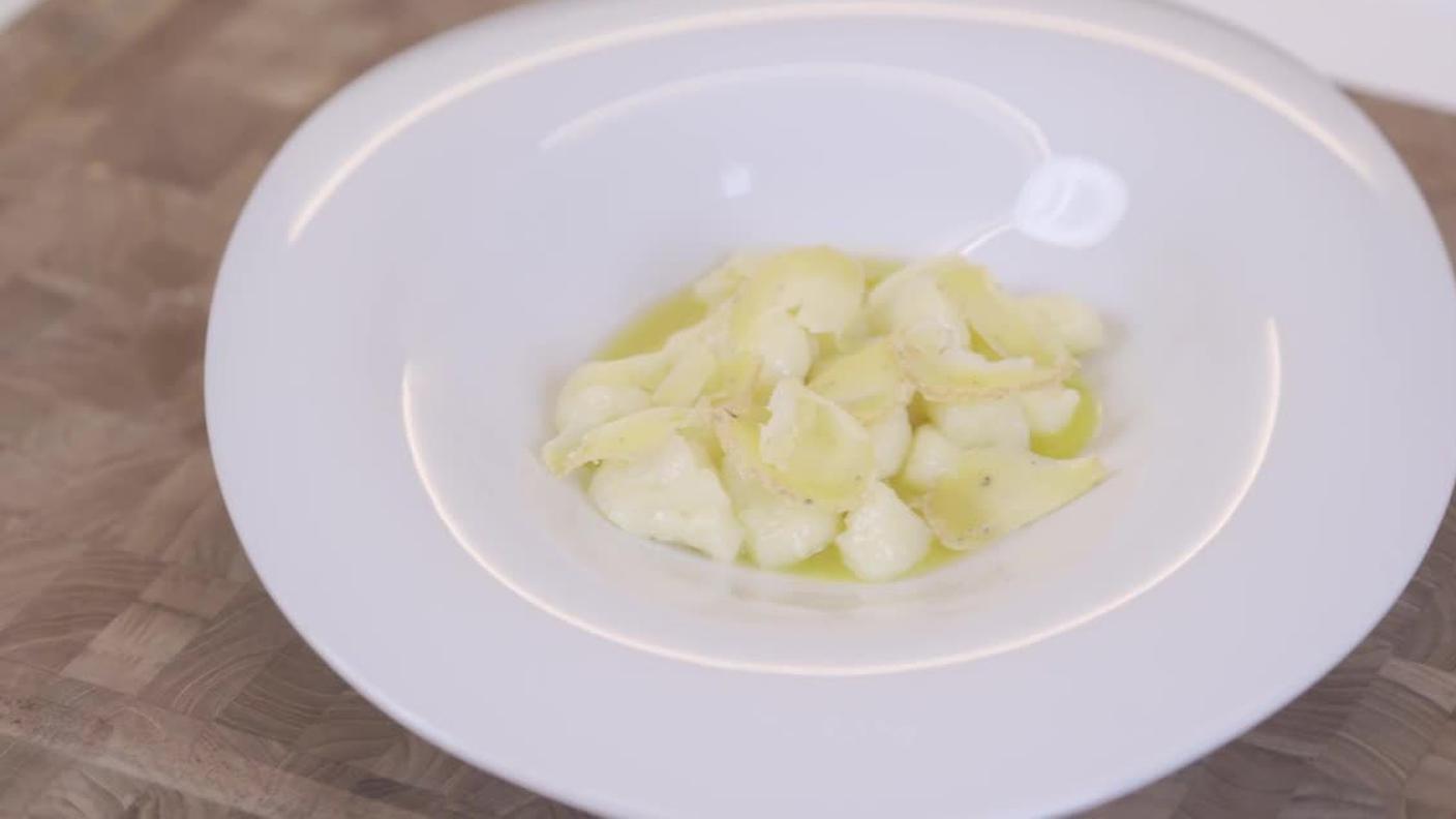 Gnocchi zucca e zincarlin - Locanda Marco - Chef Luca Merlo