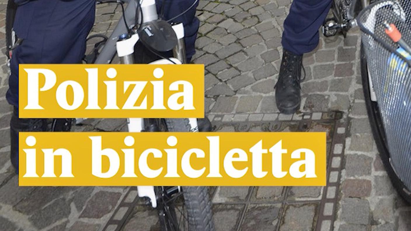 Polizia in bicicletta