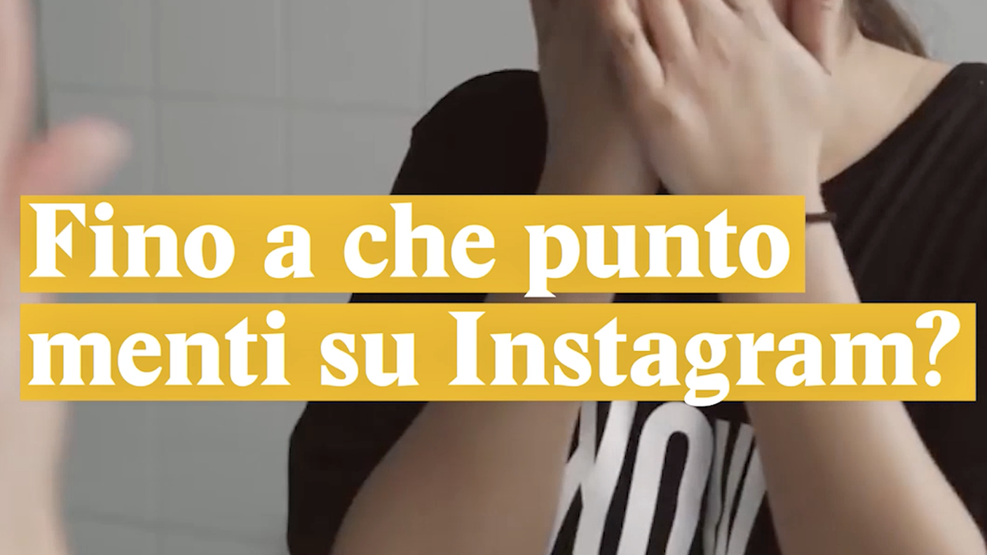Mentire su Instagram