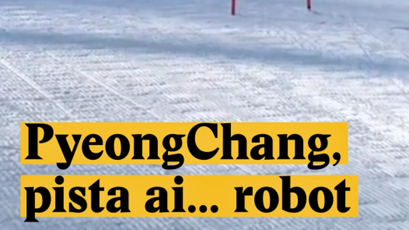 PyeongChang, pista ai... robot