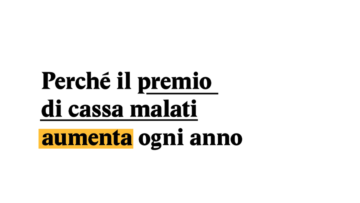 Premio cassa malati, perché aumenta?