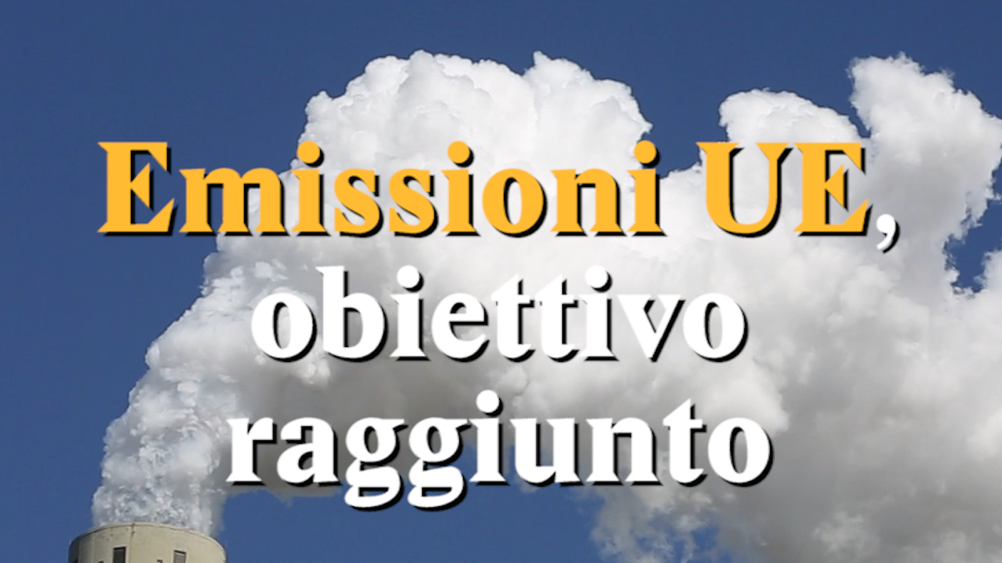 Emissioni UE, obiettivo raggiunto