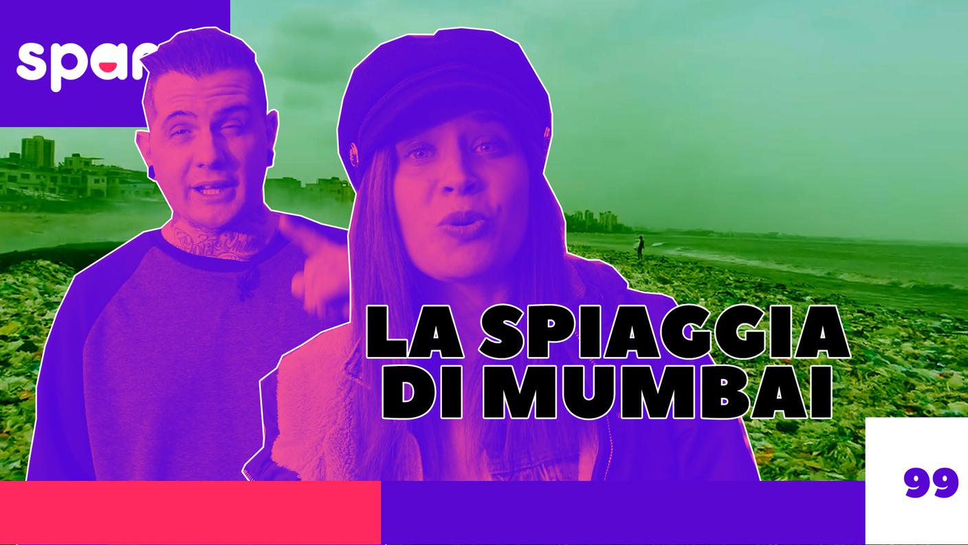 La spiaggia di Mumbai