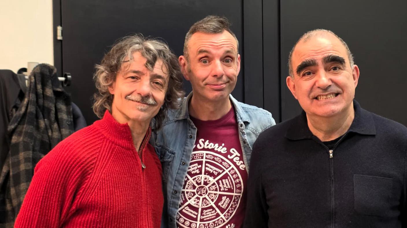 Stefano Ferrando con Faso ed Elio