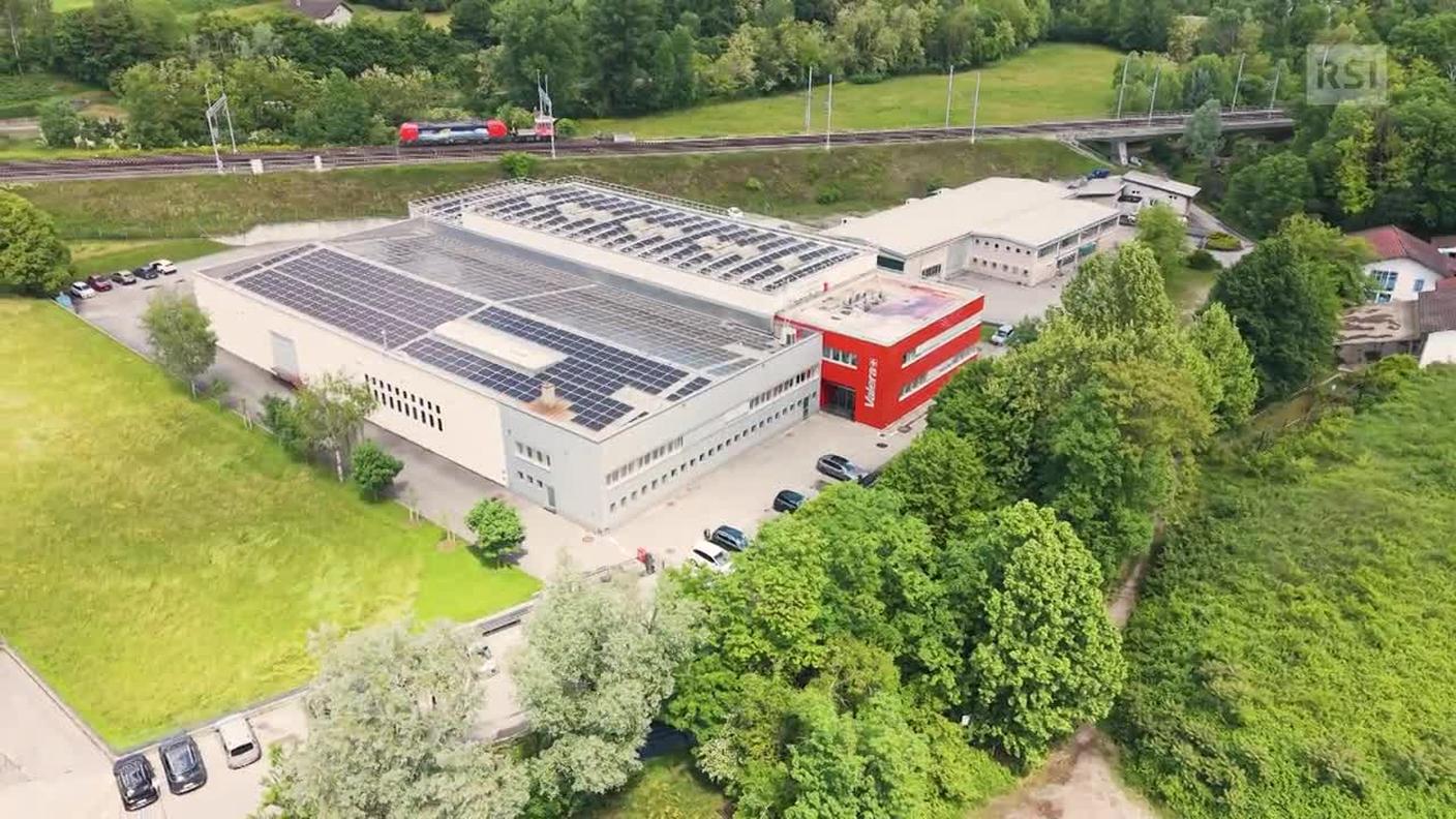 La sede dell'azienda a Valera Ligornetto/Mendrisio